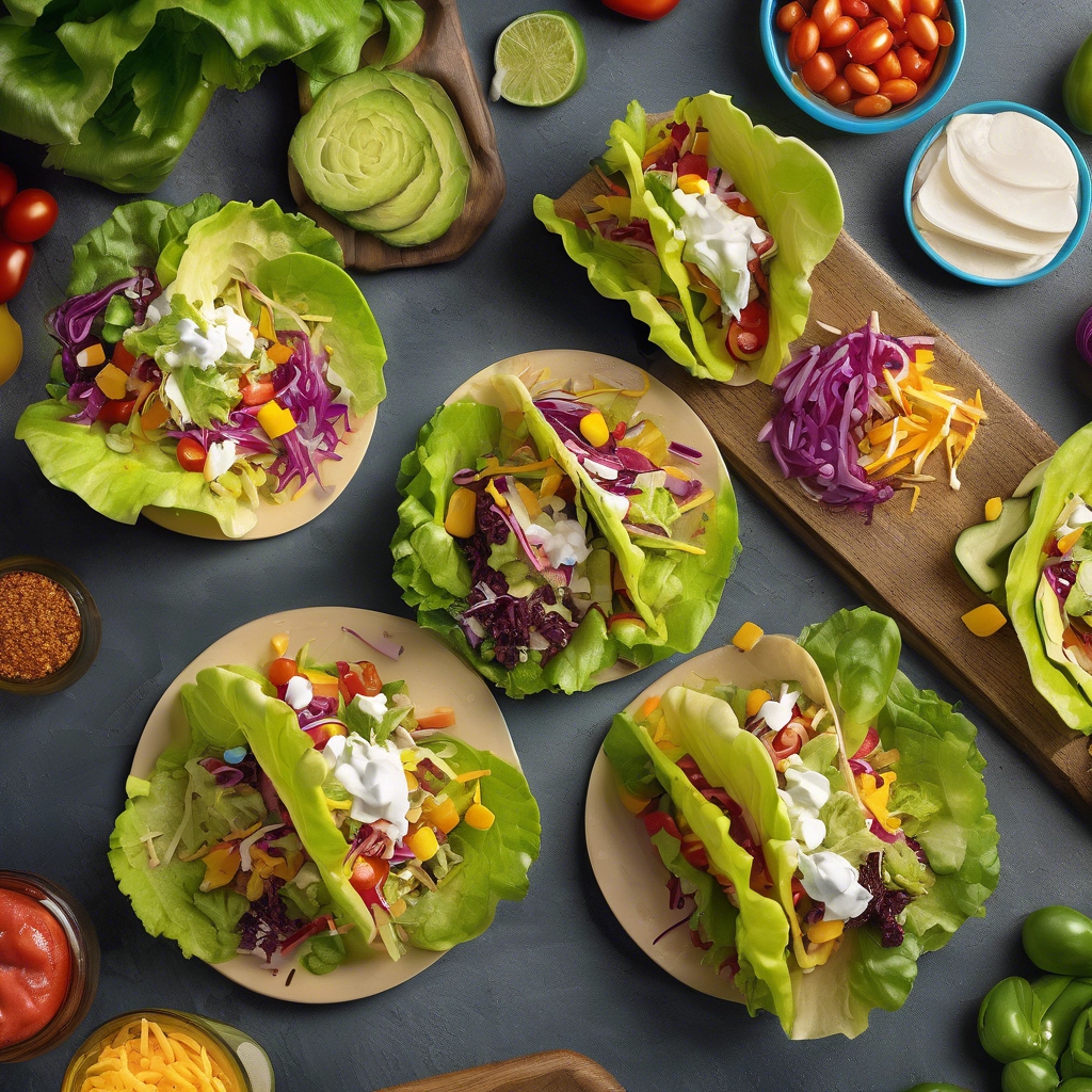tacos de lechuga - imagen ilustrativa