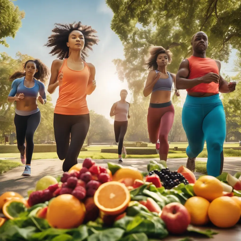 Impacto de la nutrición y el ejercicio en la inmunidad imagen ilustrativa
