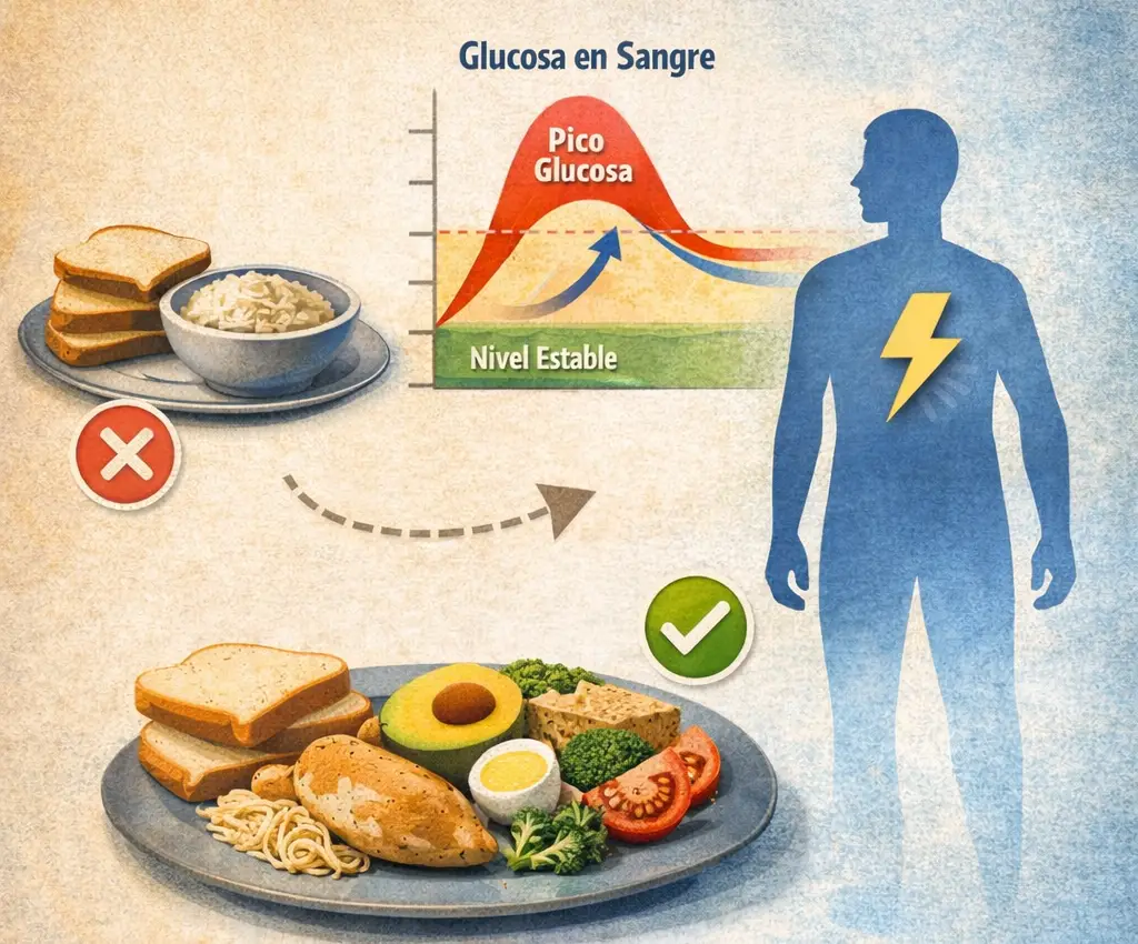 🥗¿Por qué no debes comer carbohidratos solos? Qué ocurre en tu cuerpo y cómo evitar picos de azúcar con comidas balanceadas