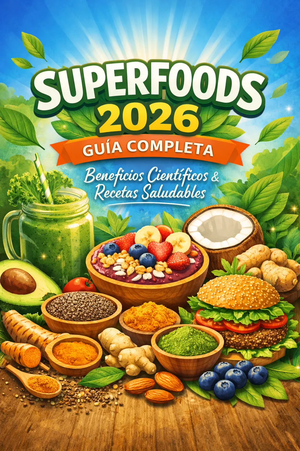 Superfoods 2026: Guía Completa de Alimentos Milagro, Beneficios Científicos y Recetas Saludables para Transformar tu Vida
